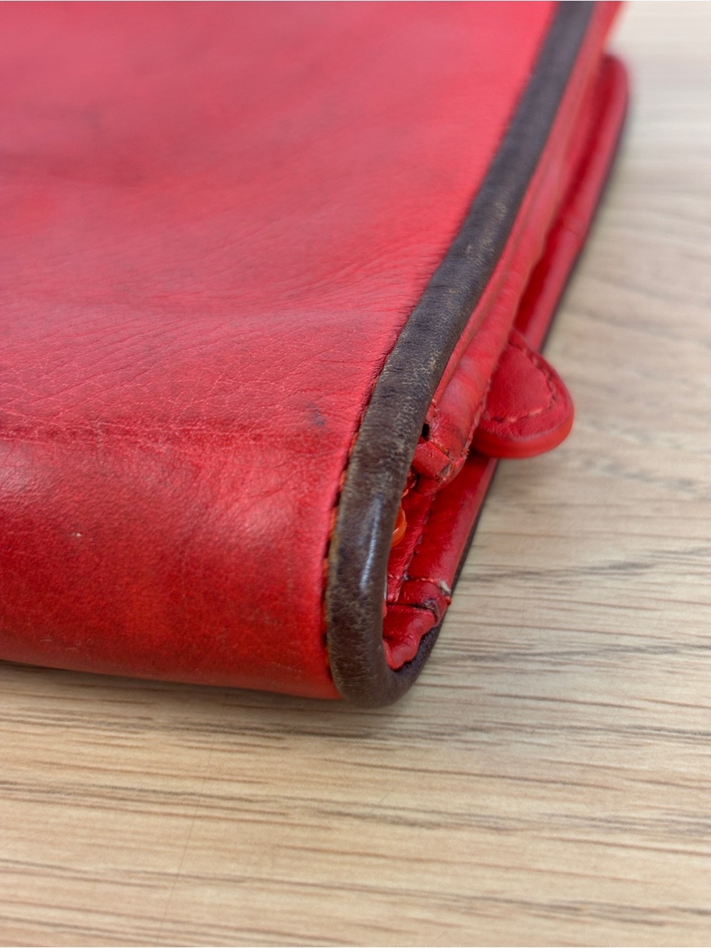 Brighton‎ Shiloh Africanz Red Leather Long Wallet. - Picture 9 of 15